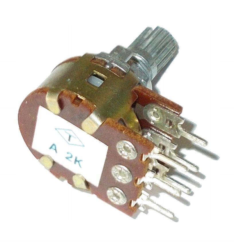 

Potencjometr Obrotowy 2x 2k A2k 5szt=6zł (3833)