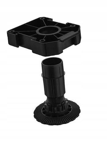 100 X NÓŻKA MEBLOWA REGULOWANA AXILO HAFELE + GŁÓWKA H100 MOCNA CZARNA