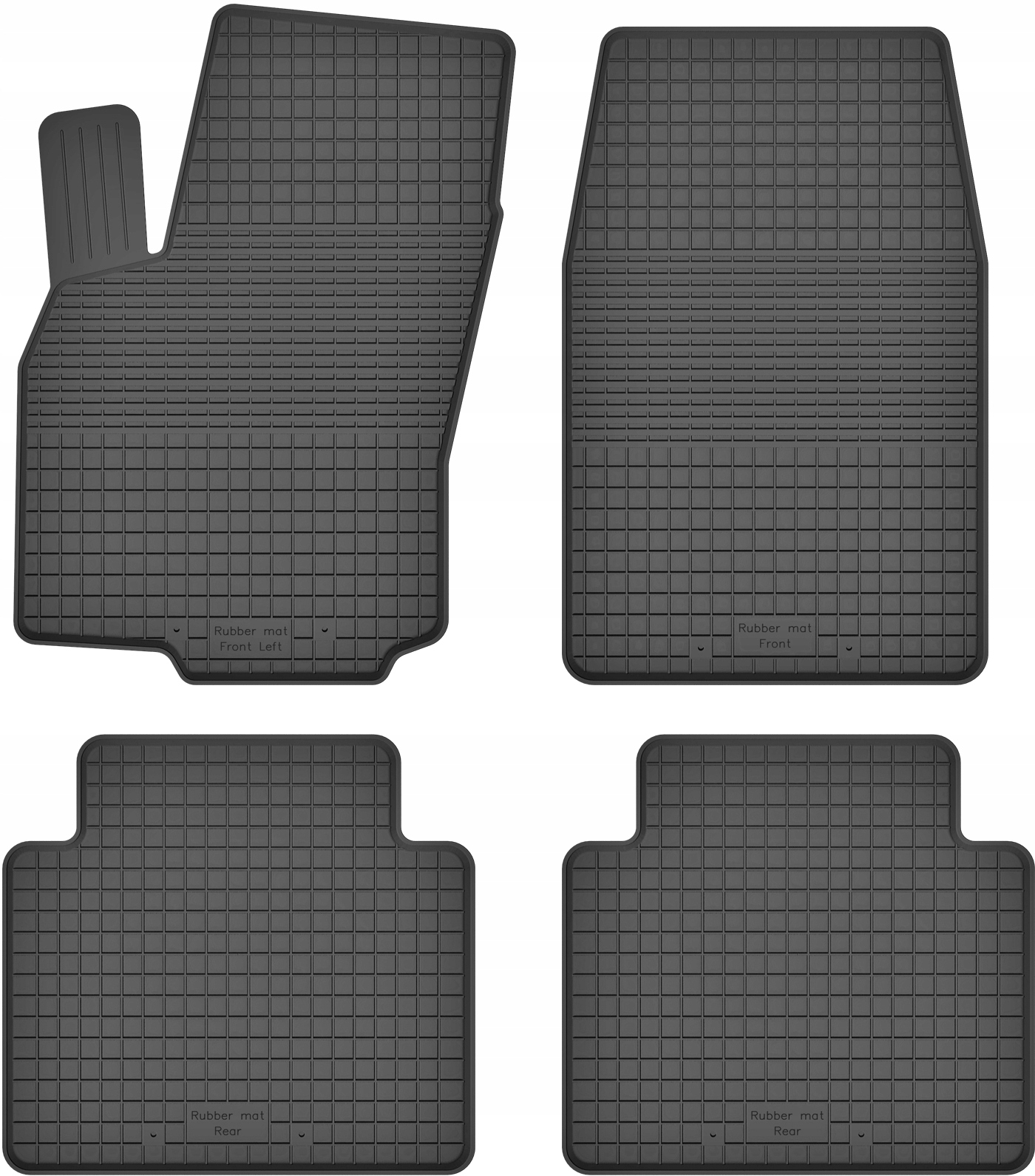 

Dywaniki gumowe korytkowe do Nissan Navara II 2