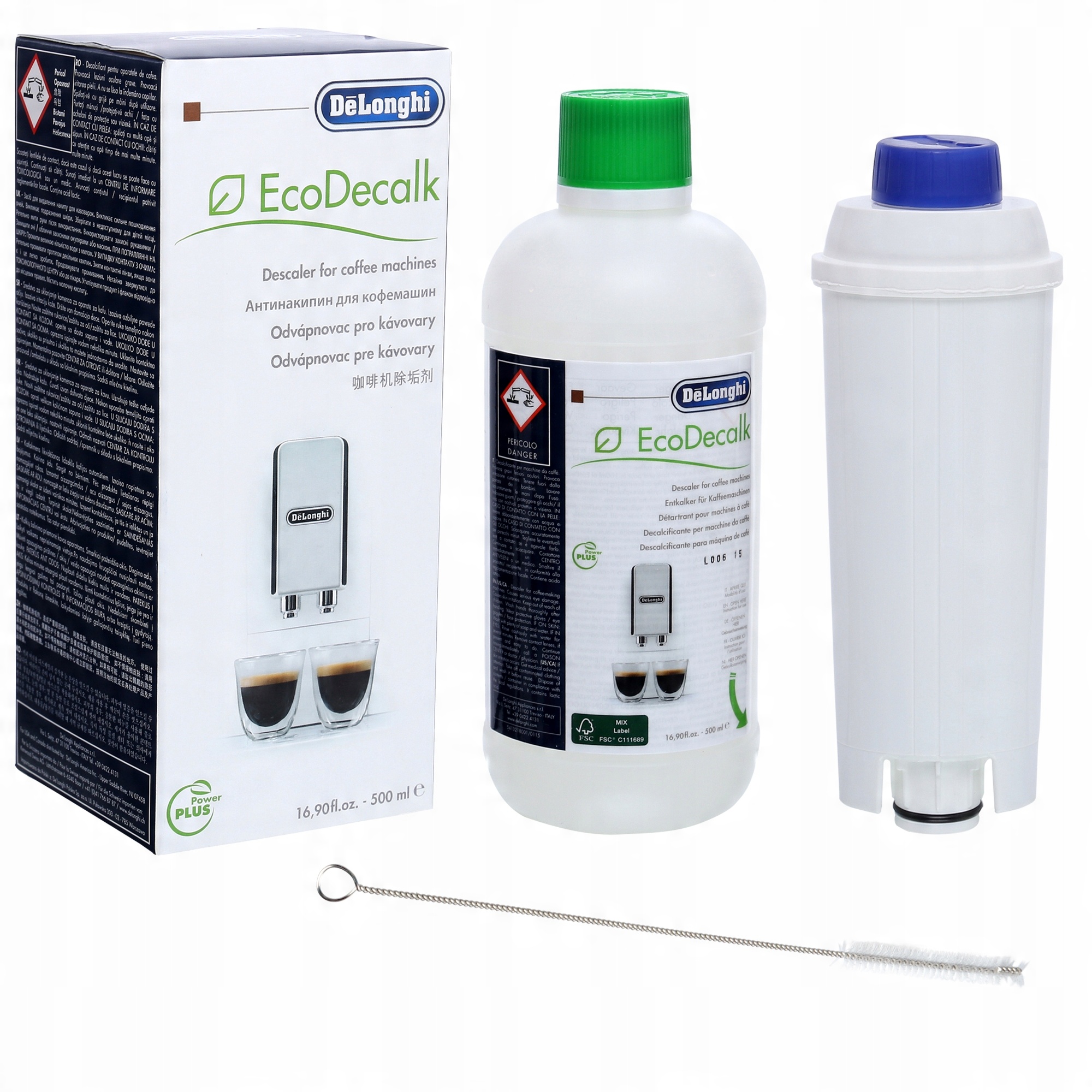 

Delonghi Odkamieniacz 500 ml + Filtr Wody Ekspres