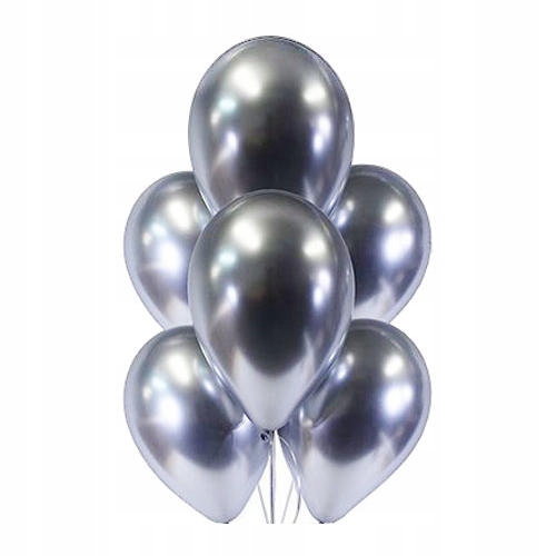 

Chromowane 5 balony szlachetne Srebro chrom silver