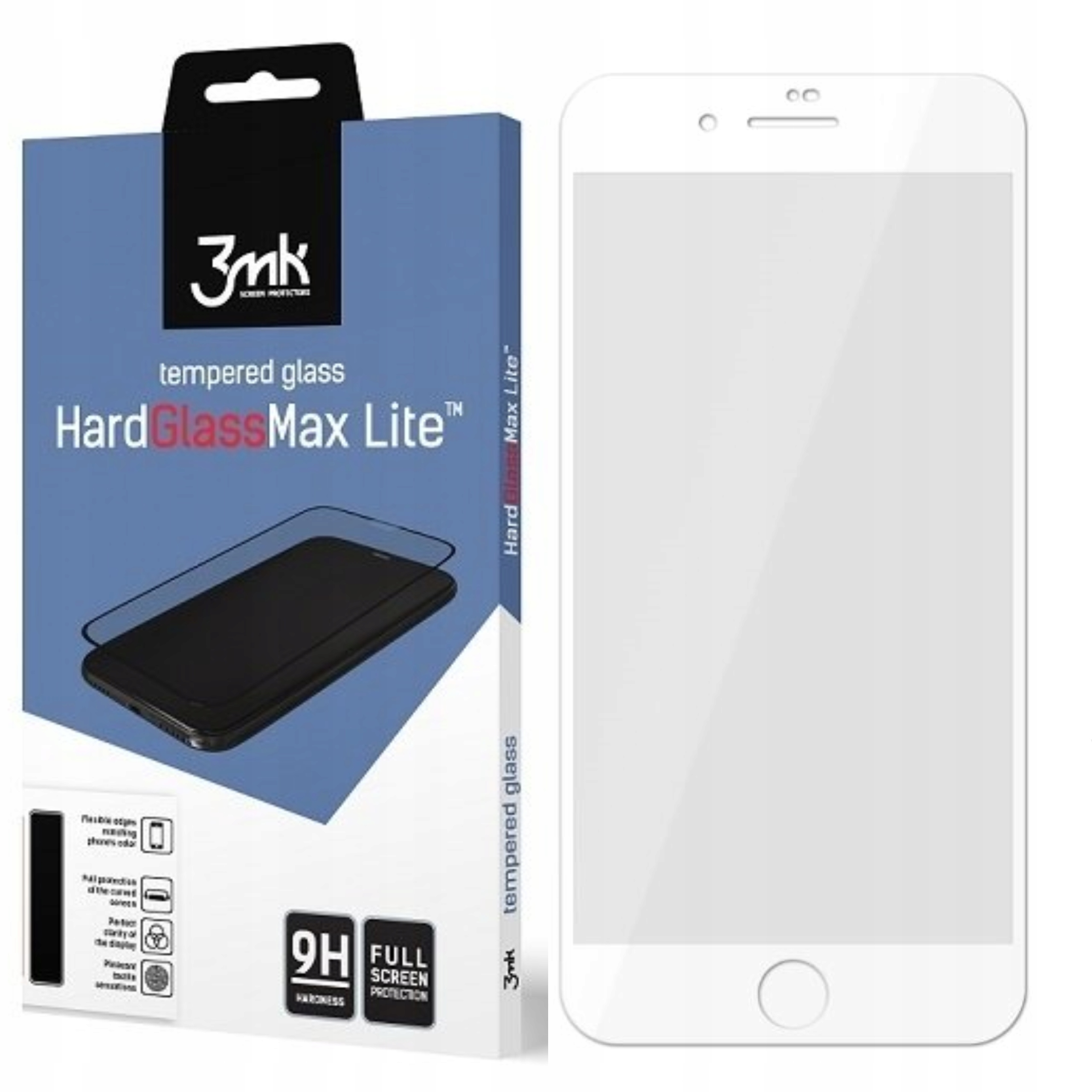 

3MK Szkło Hard Glass Max Lite Cały Do Iphone 7 / 8