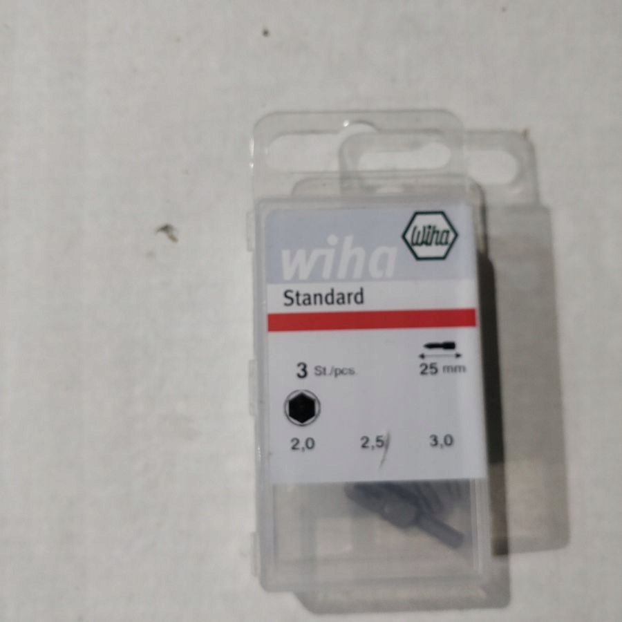 

Bity Standard Wiha sześciokątne 2/2,5/3 25mm -3szt