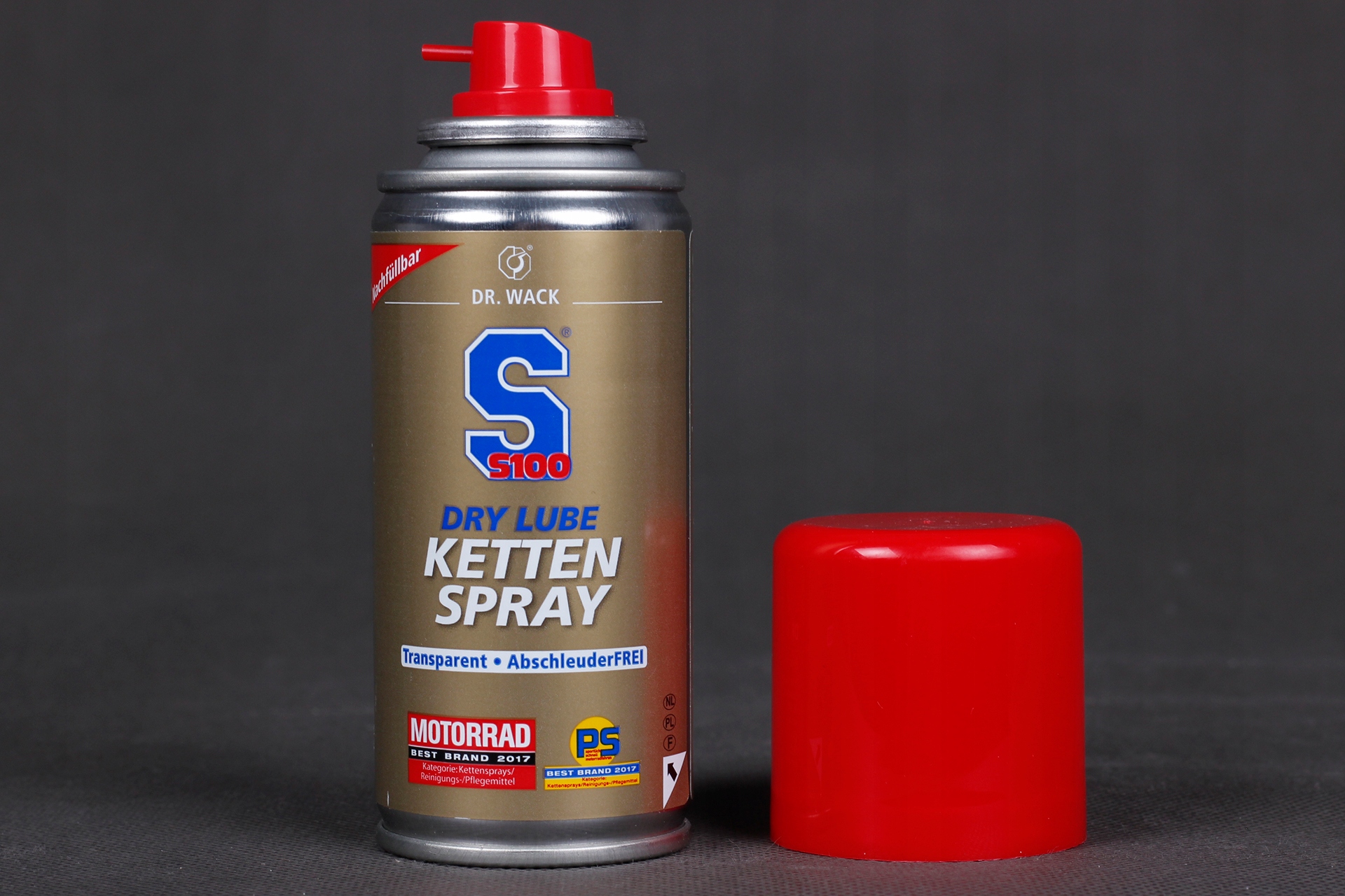 S100 DRY LUBE SPRAY smar do łańcucha 100ML Stan opakowania oryginalne