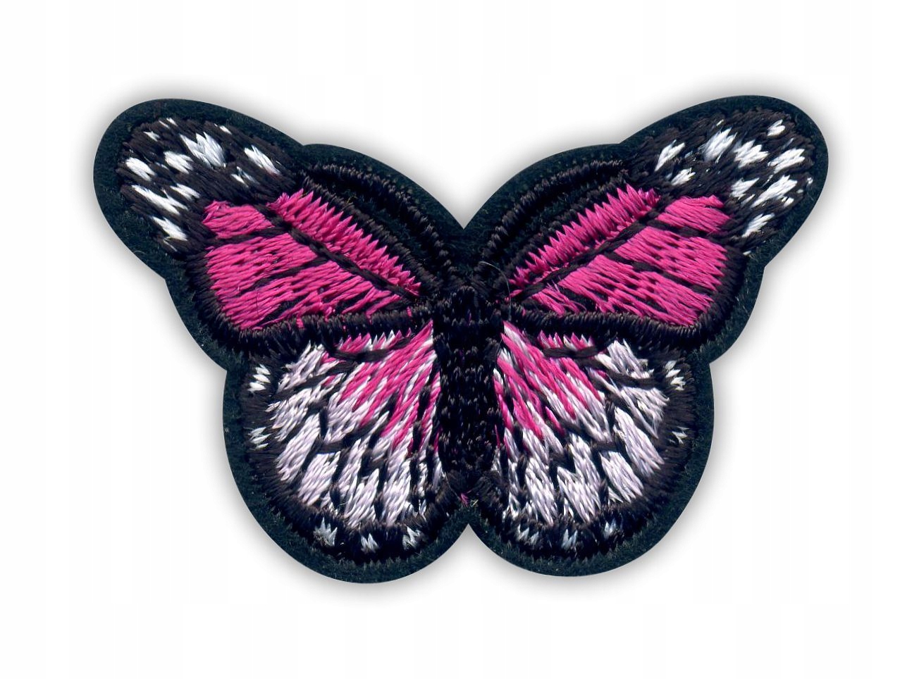 

Naszywka - Motylek - ciemnoróżowy Termo Haft mały