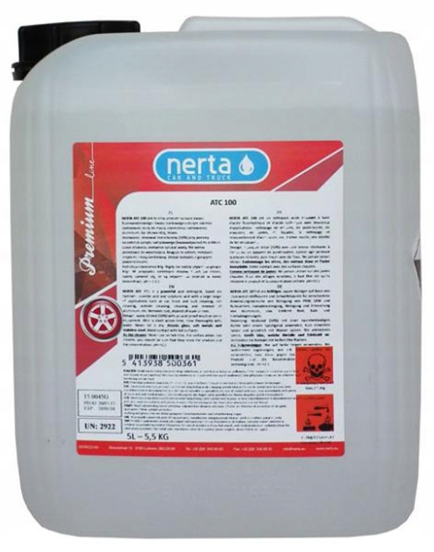 

Nerta Atc 100 Kwas do Mycia Aluminium Felg Burt 5L