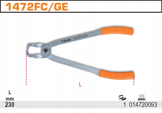 SZCZYPCE DO OPASEK CLIC 230MM BETA 1472FC GE Brand Beta