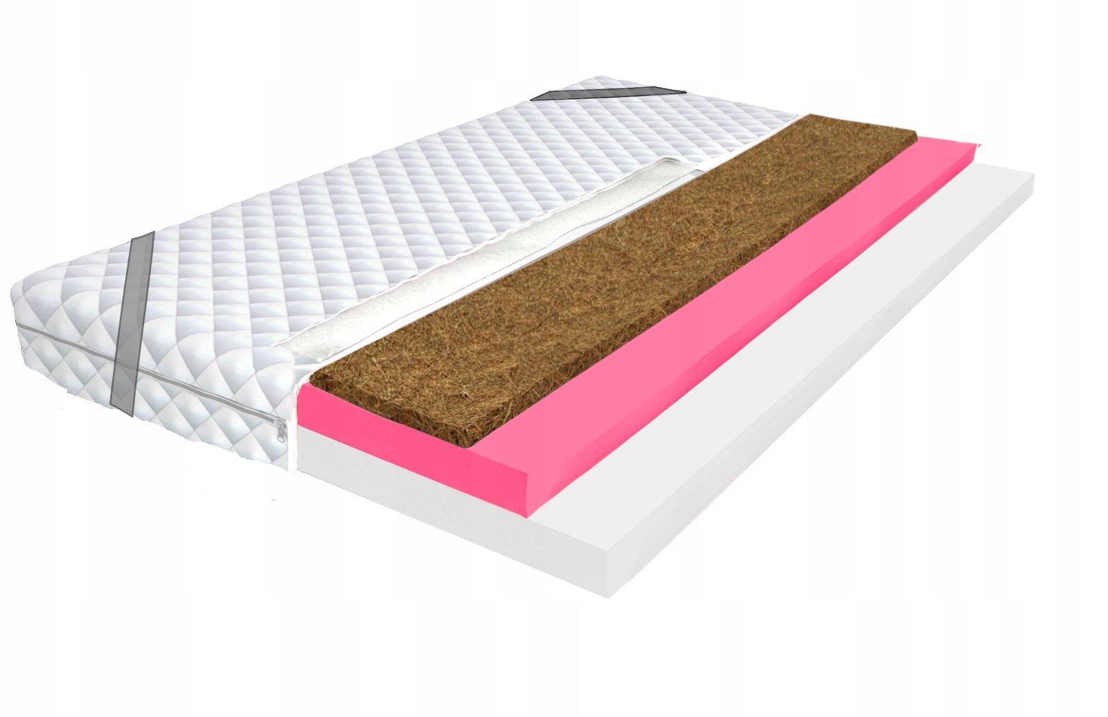 Materac nawierzchniowy 140x200 Visco Kokos- 9 cm