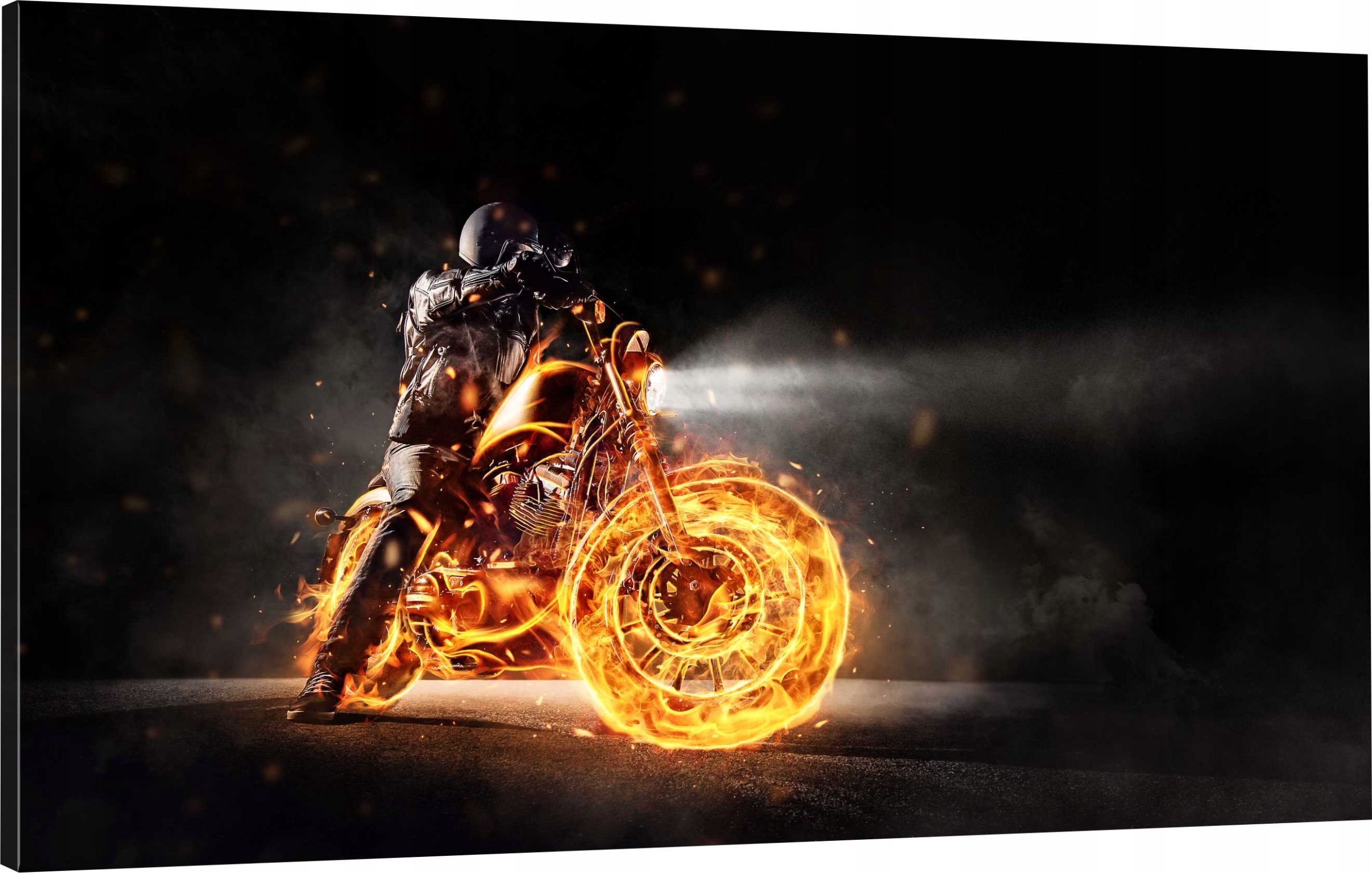 

Obraz Na Płótnie Motor W Ogniu Harley 110x70 Wzory