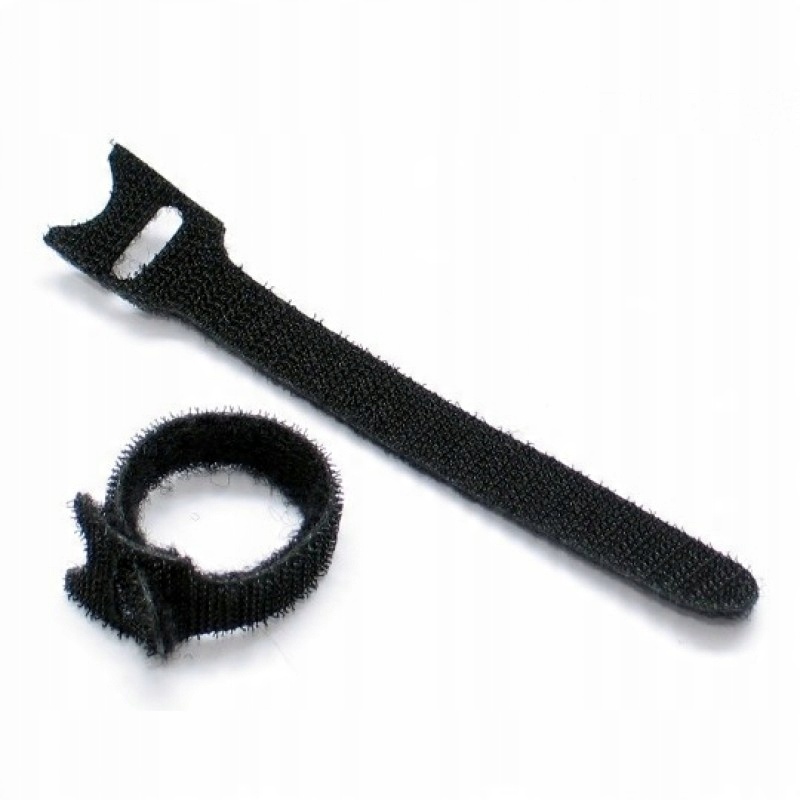 

Opaski kablowe rzepowe zestaw 180mm czarne 10sztuk