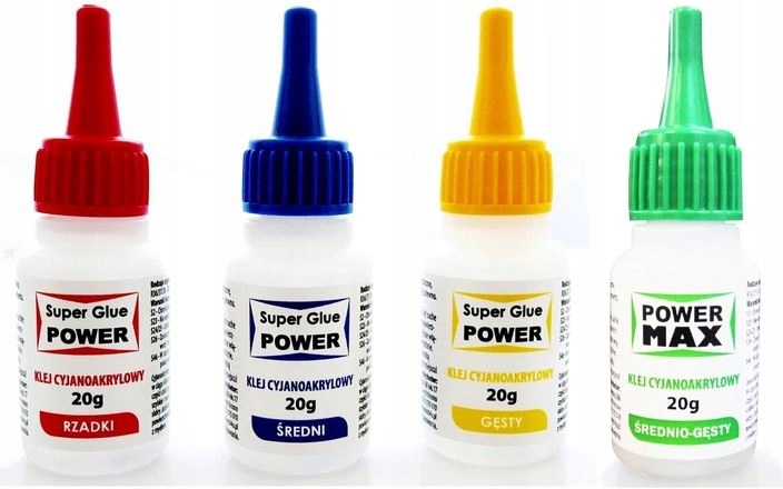 

Zestaw Klej Glue 80g Ca Kleje Cyjanoakrylowe