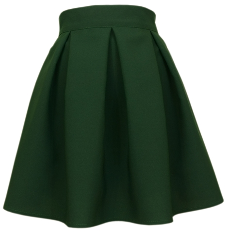 POLSKA BUTELKOWA ZIELEŃ SPÓDNICA SPÓDNICZKA 32 XXS