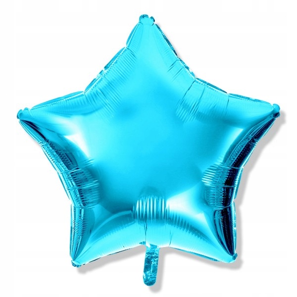 

Balon gwiazdka 25 cm foliowy Niebieski Metaliczny