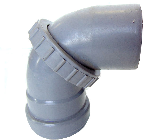 

Kanalizacja 50mm kolano Pcv kolanko regulowane 126
