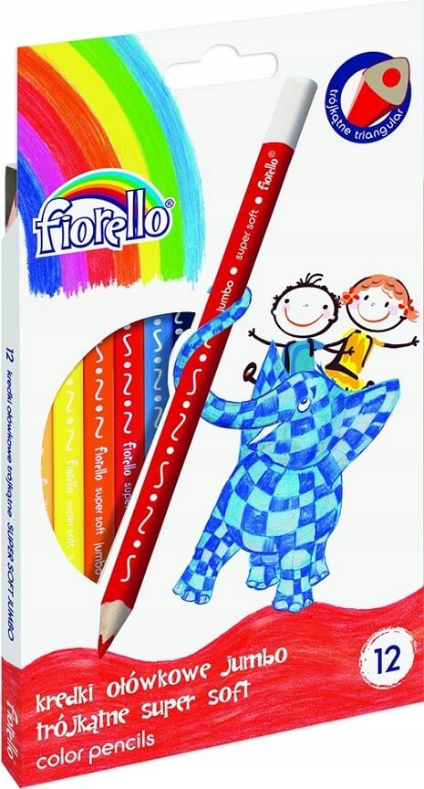

Kredki Fiorello 12szt Soft Jumbo