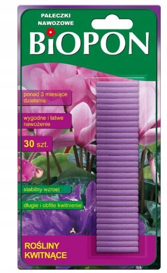 

Biopon Pałeczki Nawozowe Do Roślin Kwitnących 30SZ