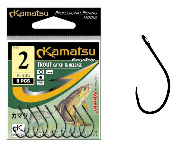 Kamatsu haczyki Trout Spoon C&r Rozmiar :2