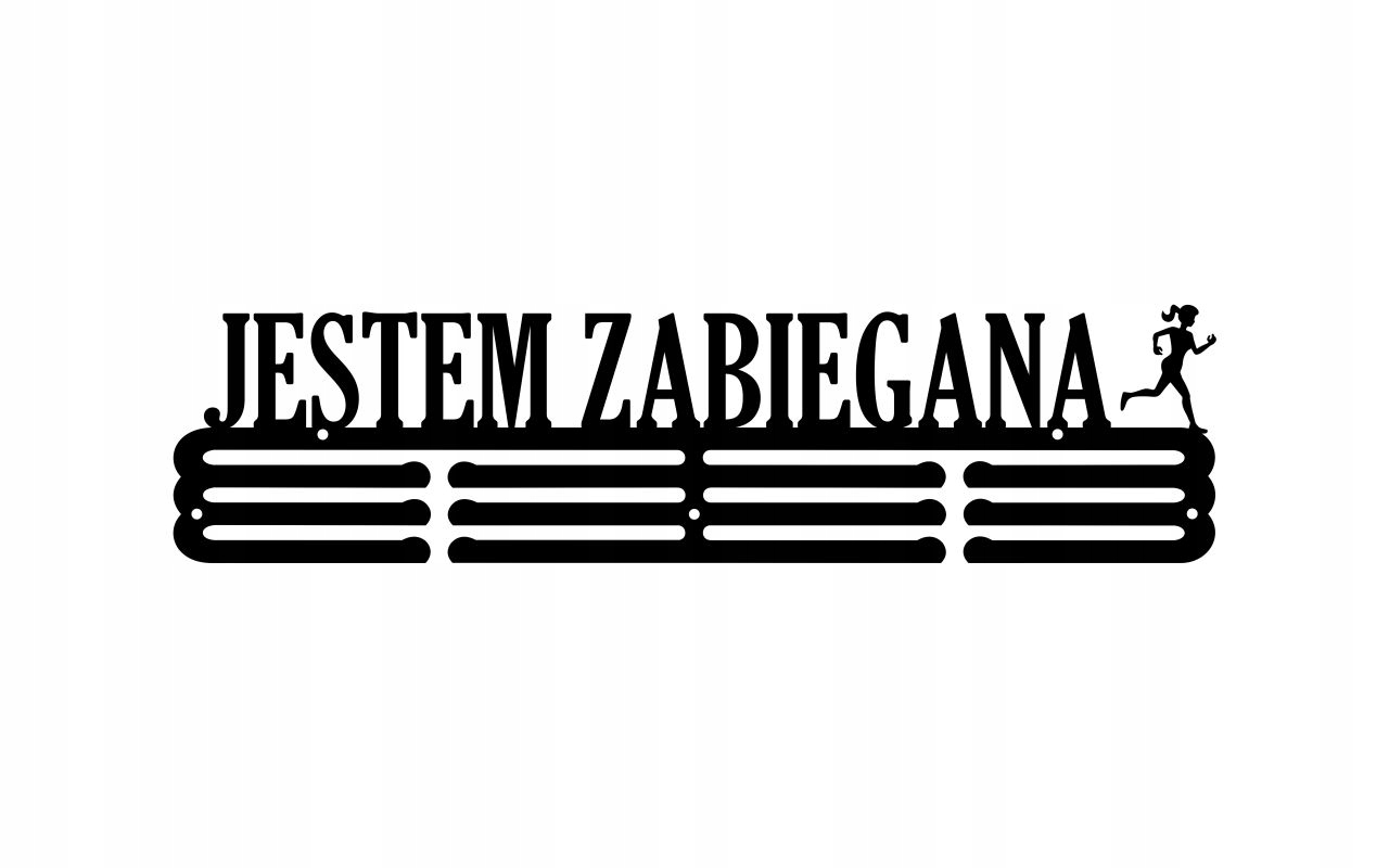 

Jestem Zabiegana #2 |Wieszak na medale 60cm Duży