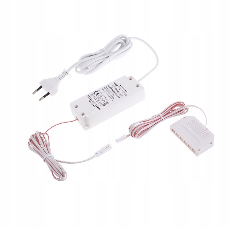 

Zasilacz do Led 16W z okablowaniem 12V DC , 230V