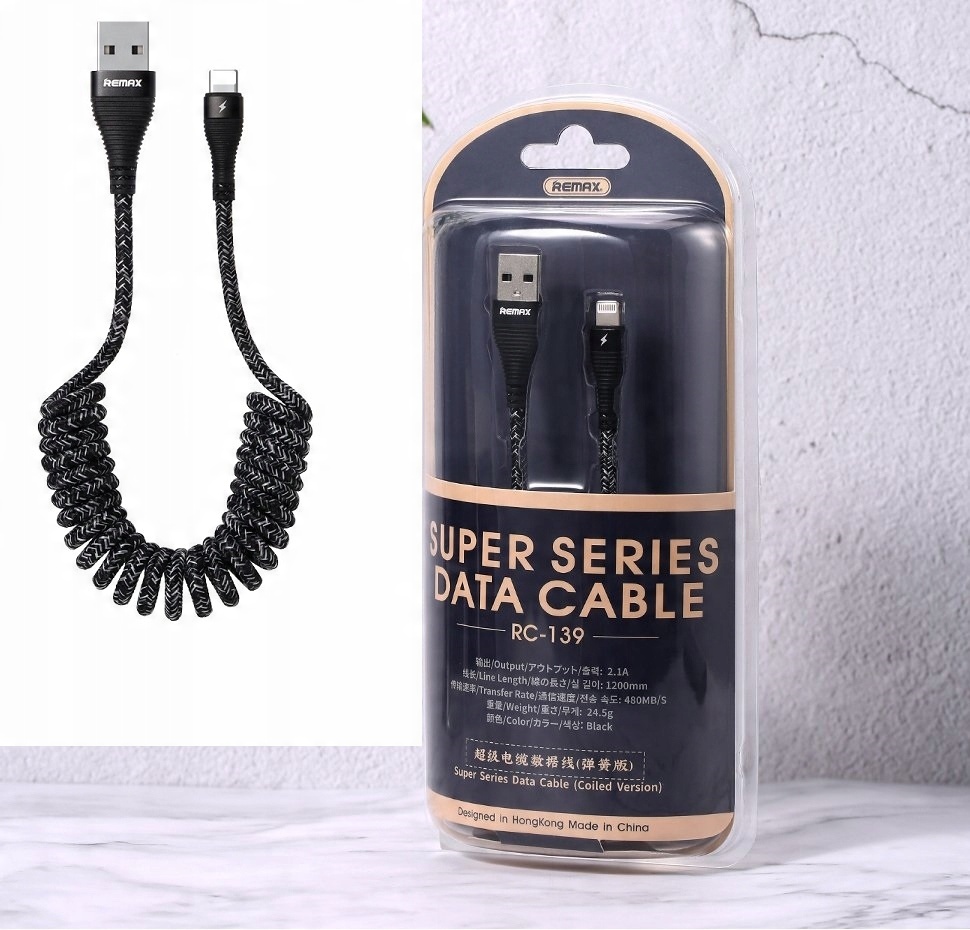 

Super mocny przewód sprężynowy Usb / Usb-c oplot