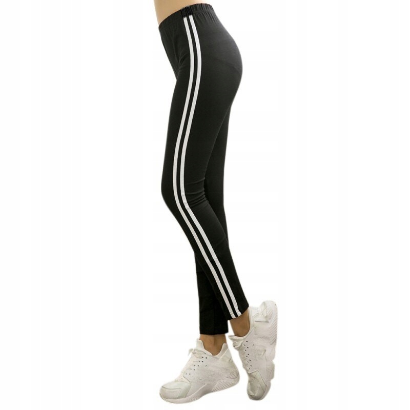 

Damskie Legginsy- Paski -- M