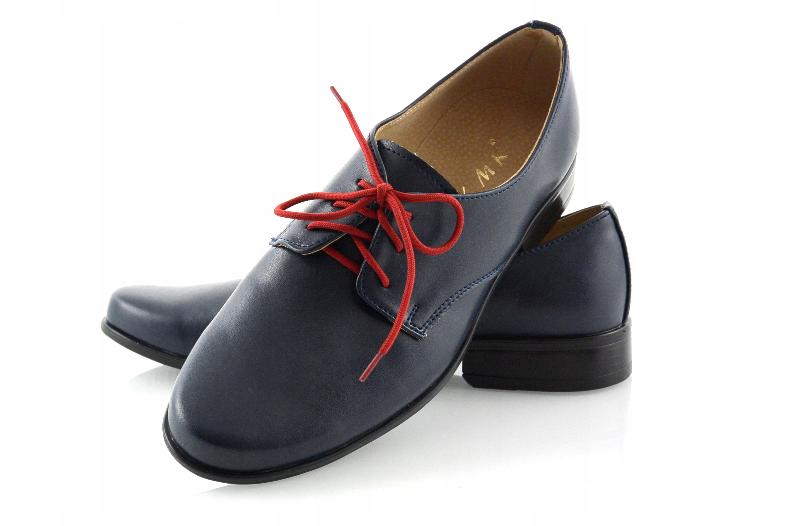 KMK 299 GRANATOWE MOKASYNY półbuty komunijne r30 Bohater brak