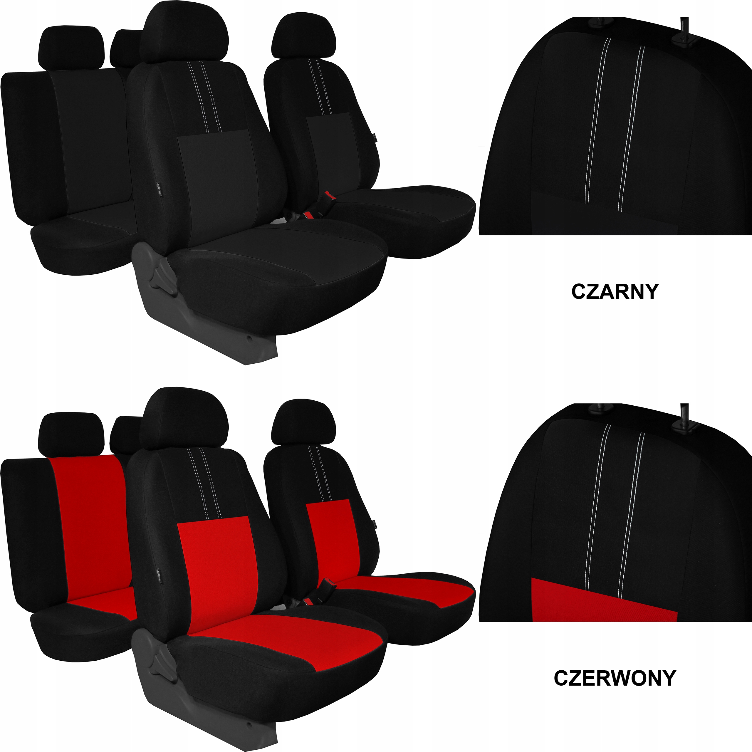 POKROWCE NA SIEDZENIA SAMOCHODOWE do FIAT PANDA 2 Rodzaj Uniwersalne