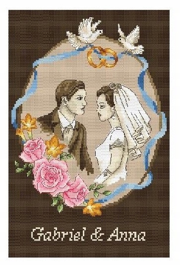 Výšivka křížová sada, kanva+mulina+jehly, 24x37