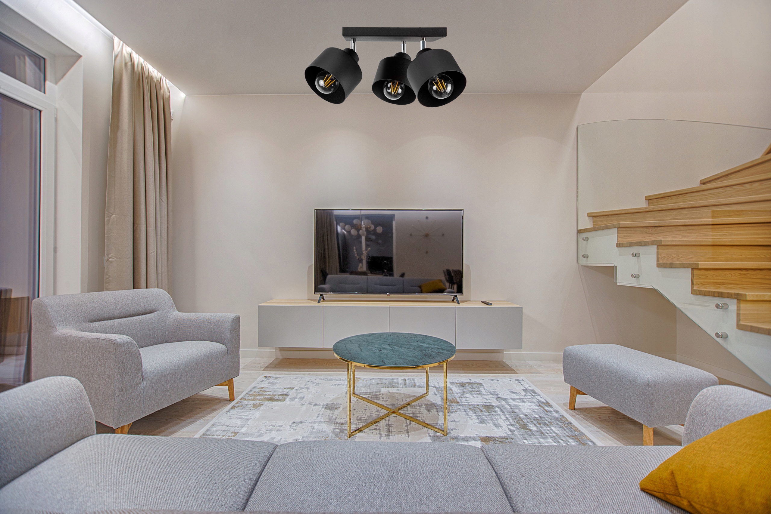 LAMPA SUFITOWA PLAFON ŻYRANDOL LOFT EDISON LED Kod producenta #039