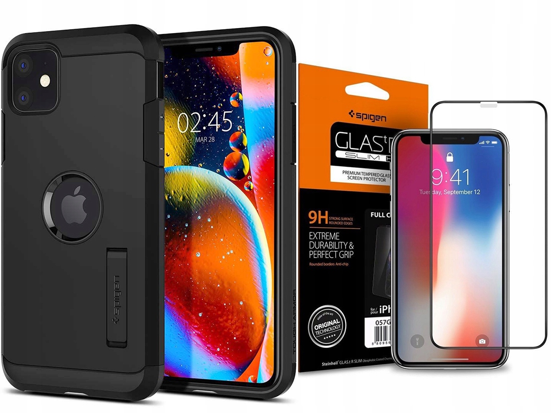 

Spigen Tough Armor Etui Do Iphone 11 +szkło Fc