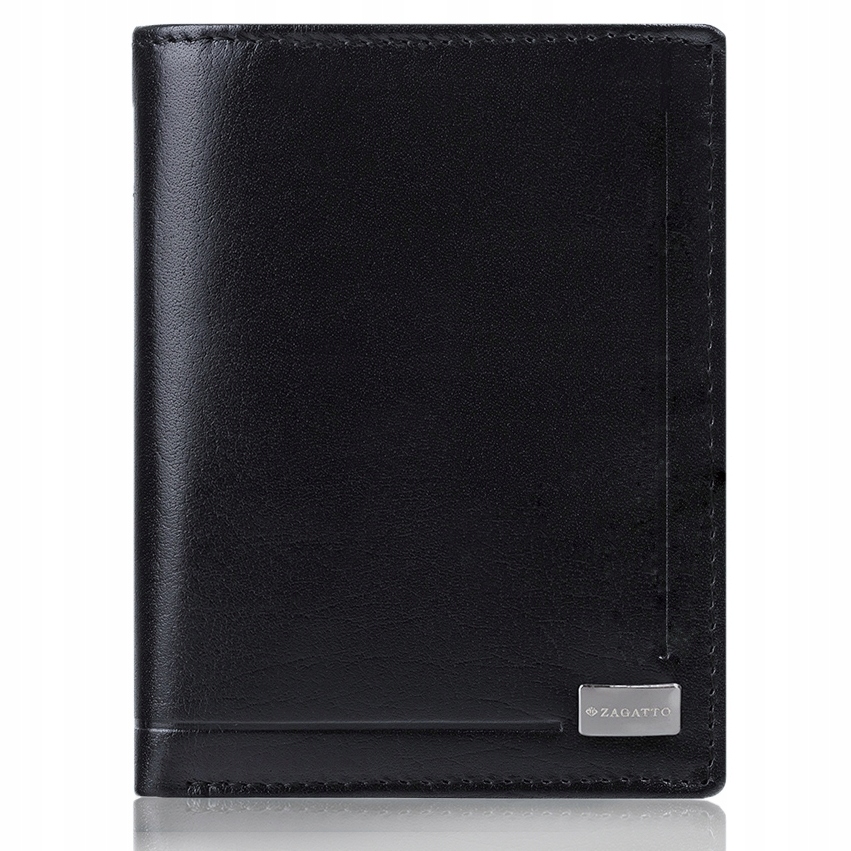 

Zagatto Portfel skórzany męski skóra ochrona Rfid