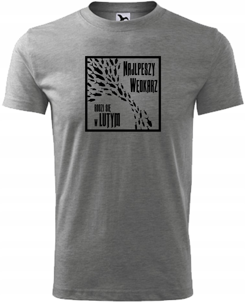 

Koszulka męska Najlepszy Wędkarz rodzi się w lutym