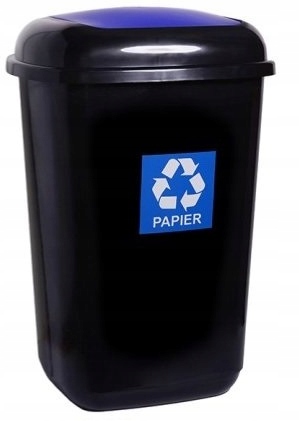 

Kosz Do Segregacji Śmieci ,,papier'' 45L Niebieski