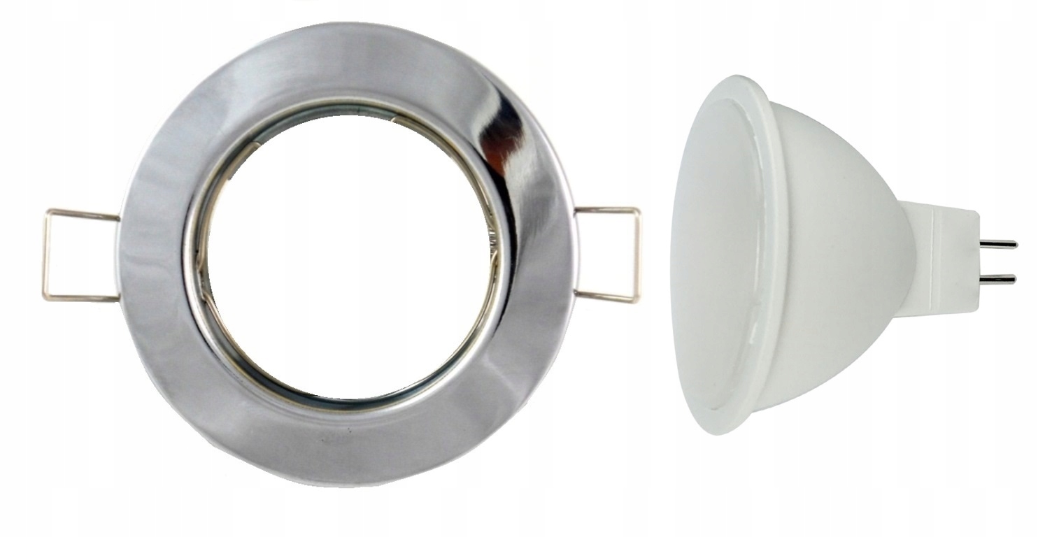 OPRAWKA STAŁA DO PODBITKI DACH SREBRNY G5,3 LED 7W