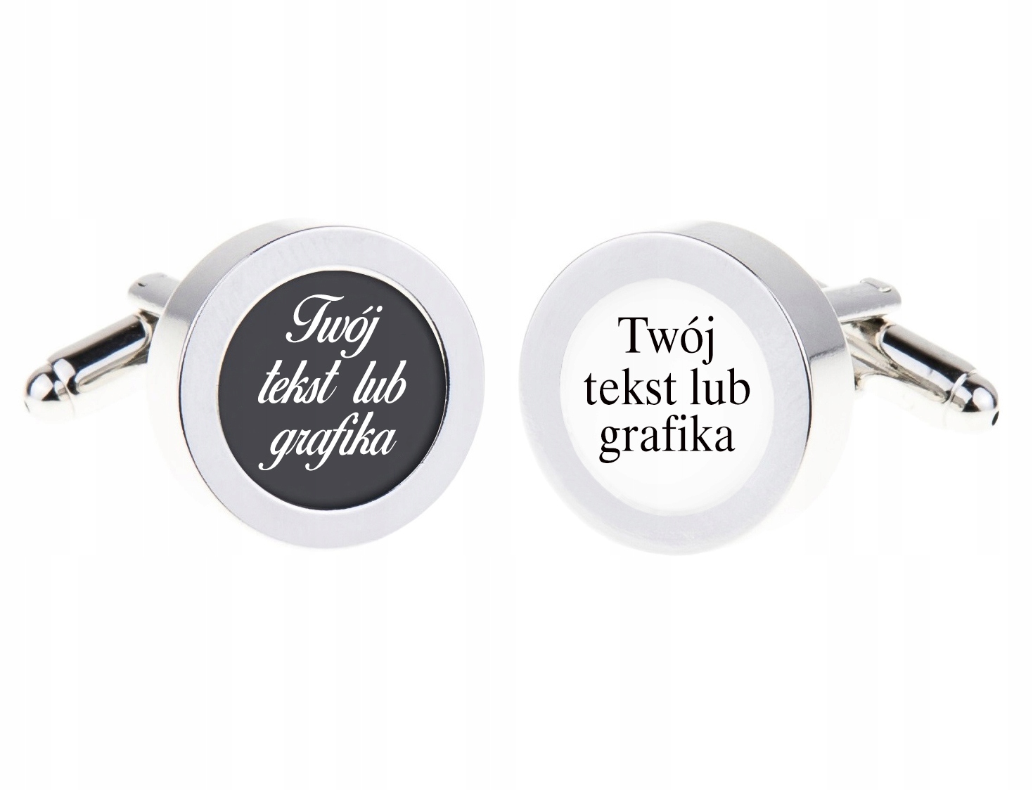 

Spinki do mankietów Z Własnym Nadrukiem Lub Logo