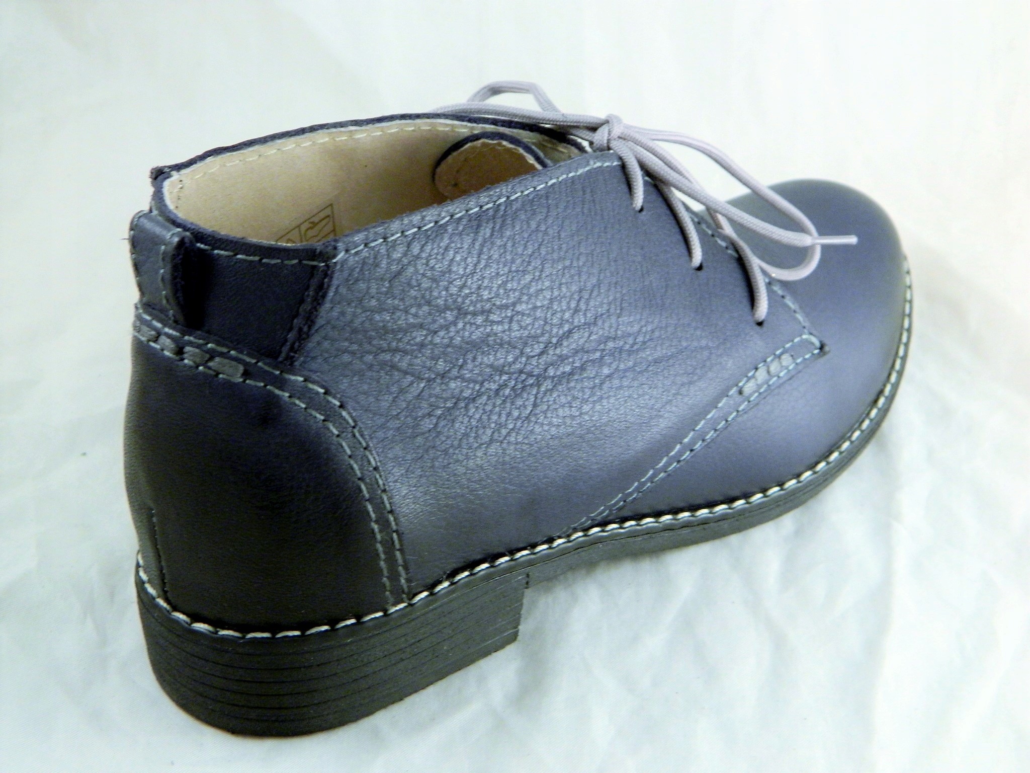 STYLOWE SZNUROWANE TRZEWIKI PÓŁBUTY SKÓRA UNI-60 Rozmiar 37