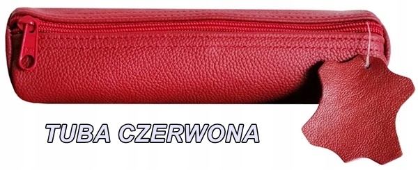 PIÓRNIK TUBA SKÓRZANY OKRAGŁY SKÓRA NATURALNA 100% Marka Inna