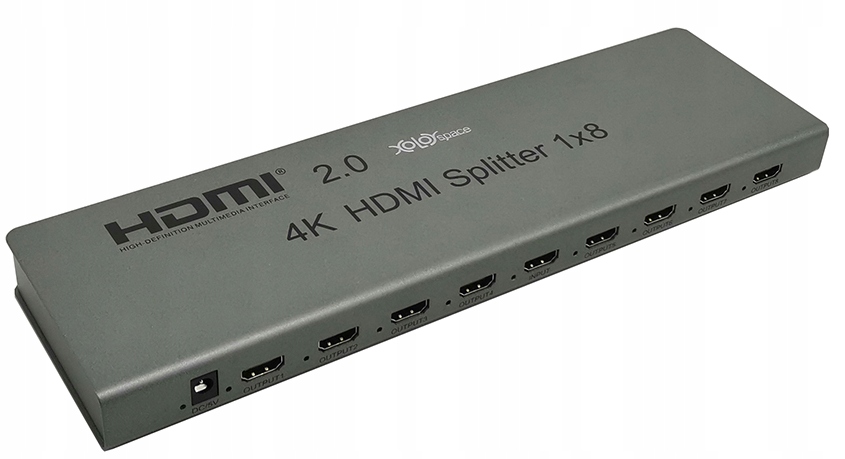 Разветвитель Rozdzielacz HDMI 1x8 HDR 4K 60Hz 18 Гбит/с!