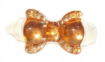 

Spinki Mini Kokardki 2cm Brylanciki Kokardka York