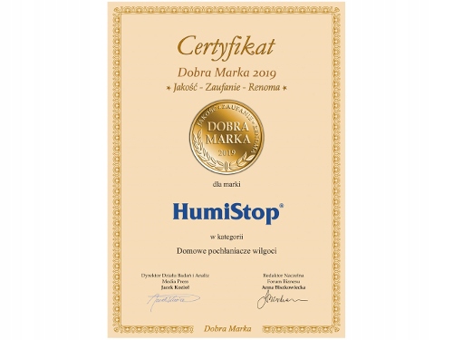 HUMISTOP POCHŁANIACZ WILGOCI Z WKŁADEM STANDARD Marka Humistop