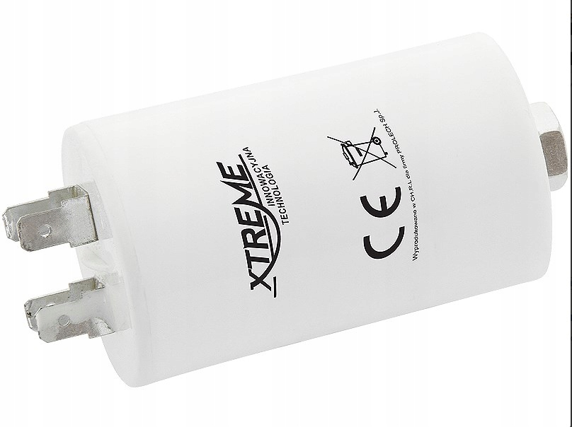 Kondensator rozruchowy silnikowy 1uF 450Vkonektor