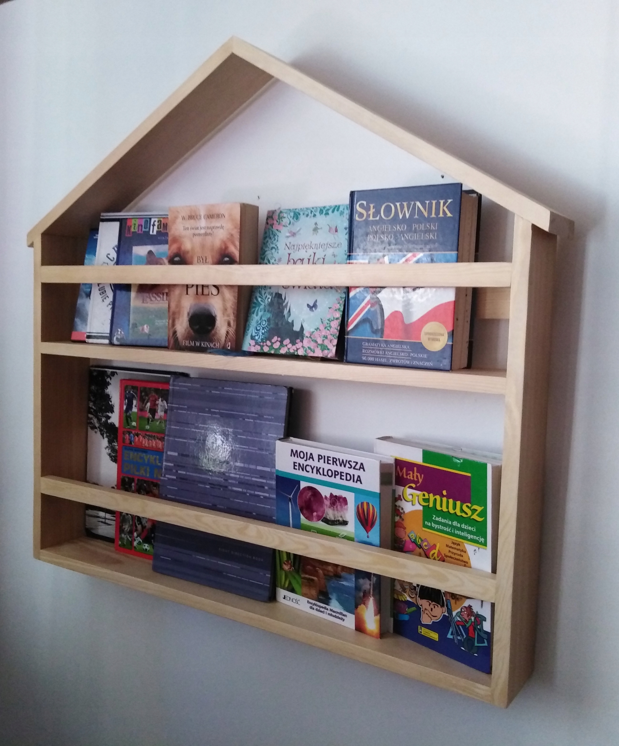 Półka domek Kolekcja Książka