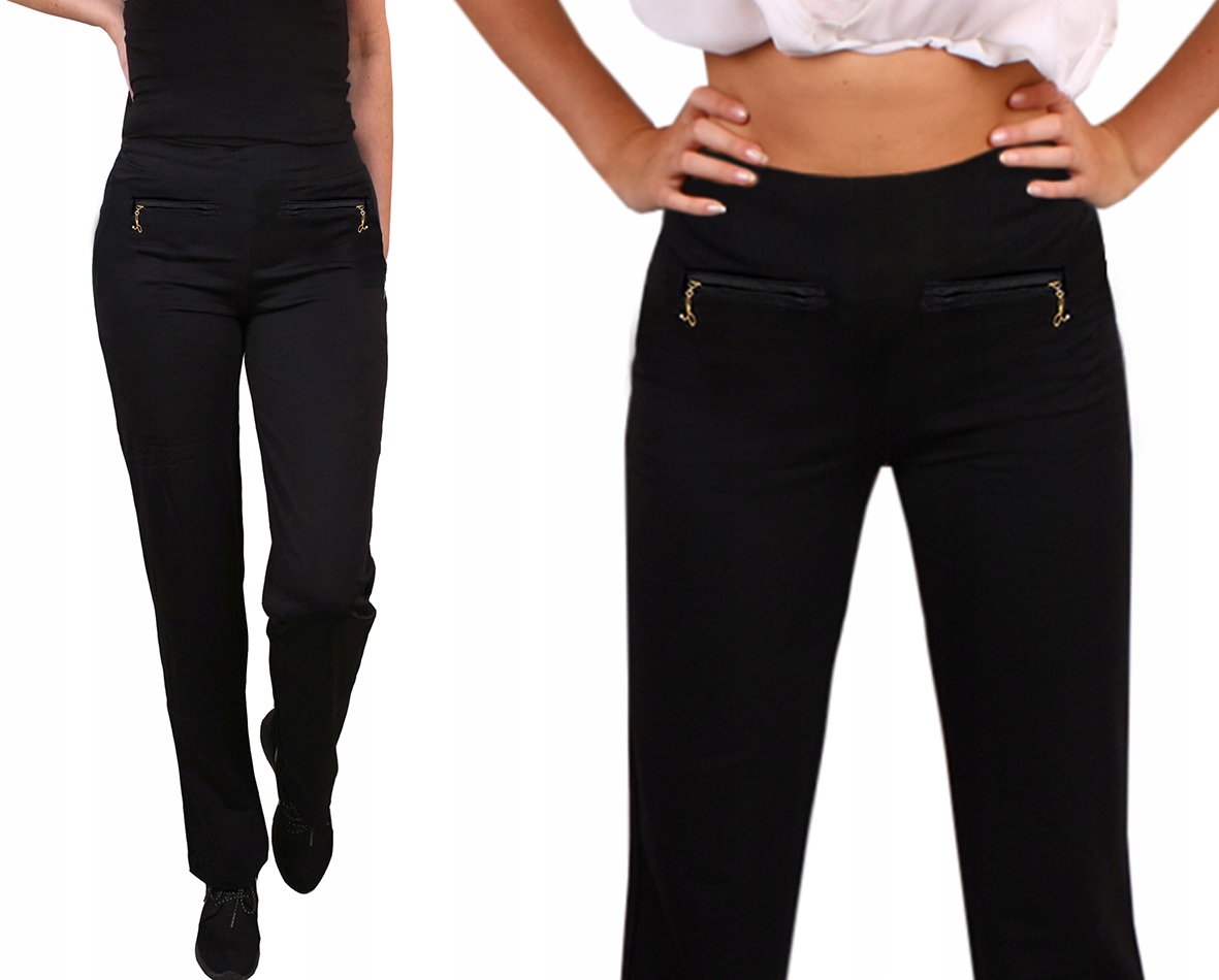 

Spodnie damskie dresy Fitness Czarne 5666 44 XXL
