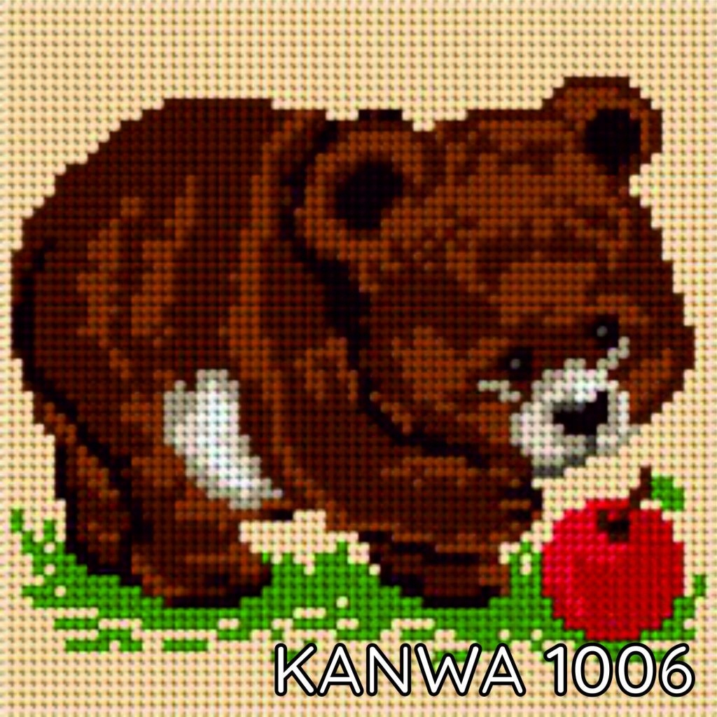 Kanwa z nadrukiem 15cm*15cm -1006