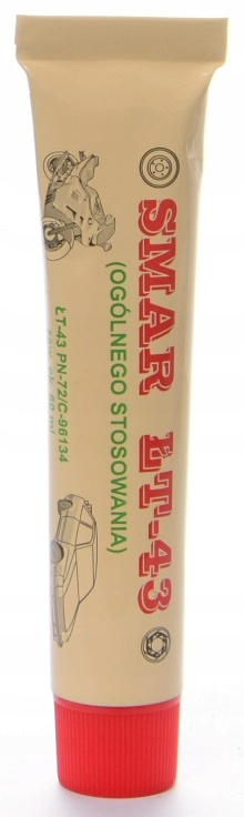 

Smar łożyskowy ŁT-43 60ml ŁT43 120'C Konvest