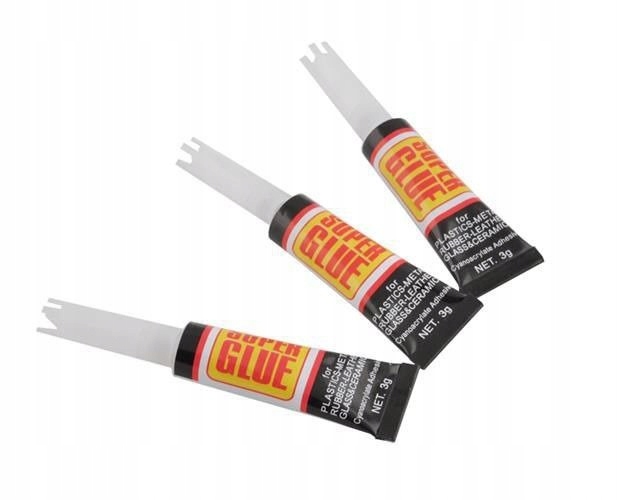 

Klej Glue Szybkoschnący Mocny Zestaw 3szt