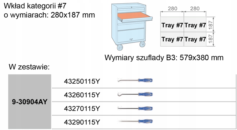 Haczyki haki monterskie 4szt USZCZELKI KING TONY Producent code 9 30904AYV