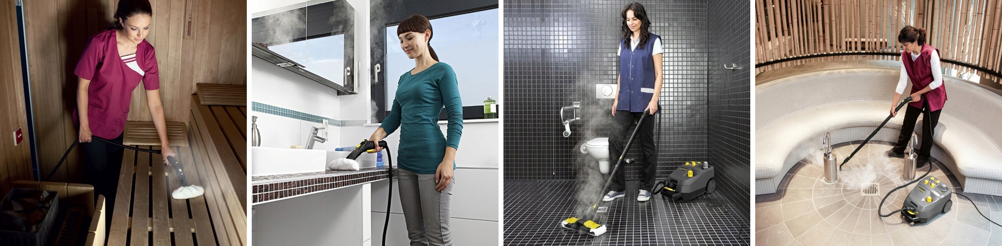 PAROWNICA MOP PAROWY KARCHER SG 4/4 ZESTAW DO CZYSZCZENIA Maksymalna wydajność powierzchniowa 150 m²