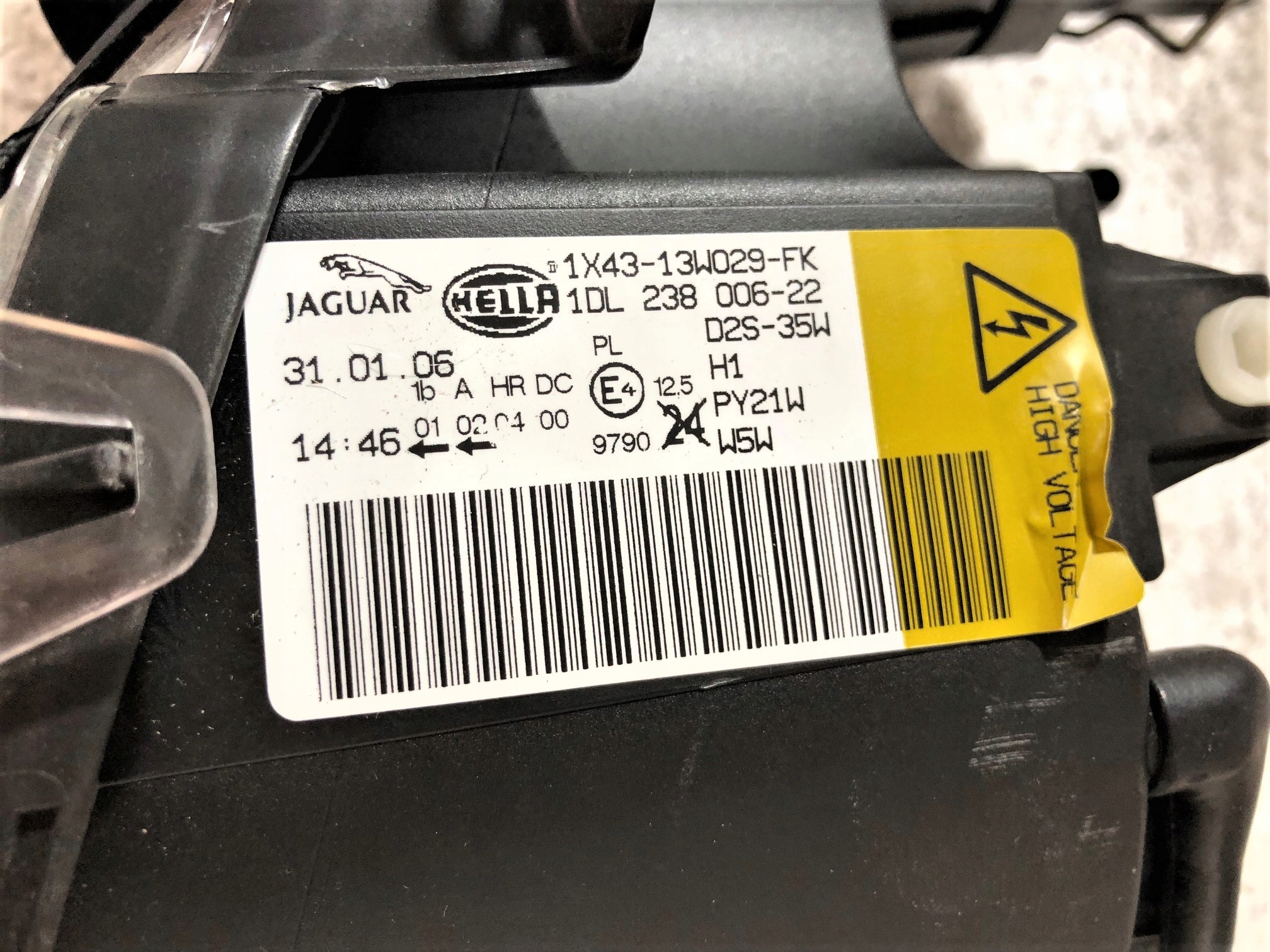 JAGUAR X-TYPE XENON LAMPA PRZÓD PRAWA NOWA EUR ORG Typ samochodu Samochody osobowe