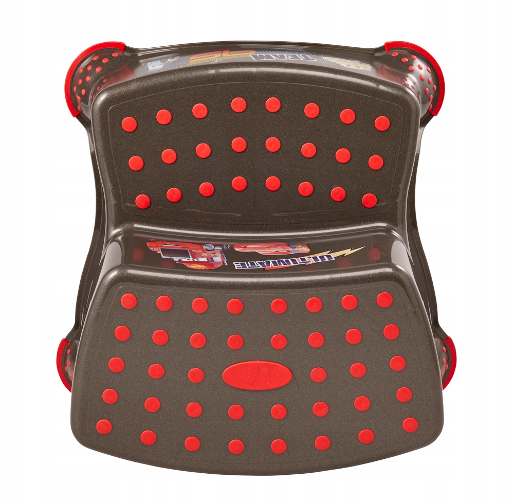 PODEST DWUSTOPNIOWY ANTYPOŚLIZGOWY schodki SZARY Kolor szary